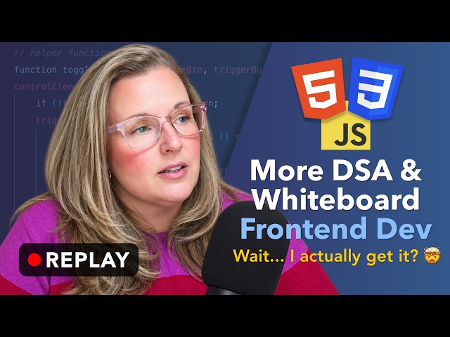 JavaScript DSA + Responsive Navigation with CSS and JS | Project Part 8