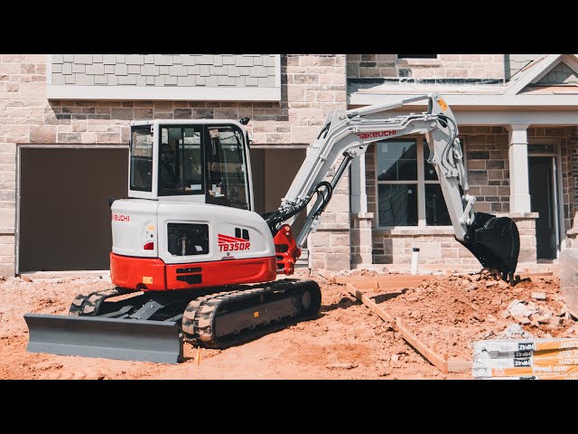 Takeuchi TB350R Walk-around