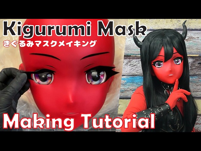 Devil Girl🖤❤️ Kigurumi Mask Making Tutorial :Cosplay Guide