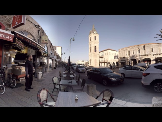 360 video: Jaffa Clock Tower, Tel Aviv, Israel