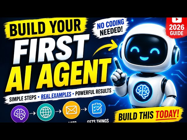 Building Your First AI Agent | Beginner's Guide (2026). #AIHacks #technology #aistackguide #viral