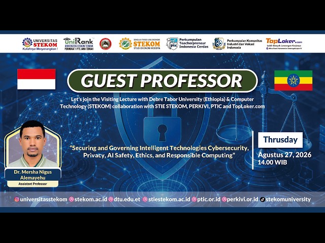 Guest Professor: Securing and Governing Intelligent Technologies