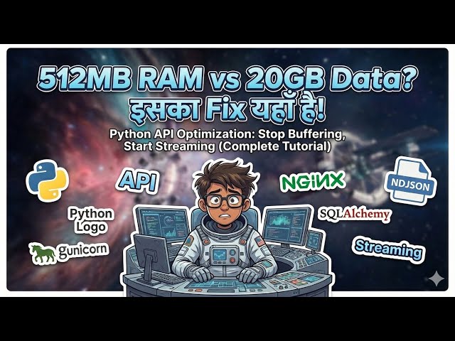 512MB RAM से GBs of Data कैसे Export करें? | Fix API Crashes Forever