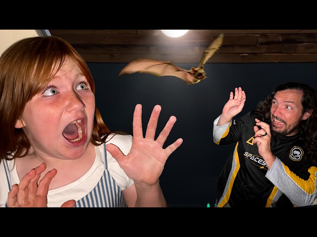Adley Found a BABY BAT inside the HOUSE!!  Crazy Last Day of our Family Vacation & full Gnome Movie