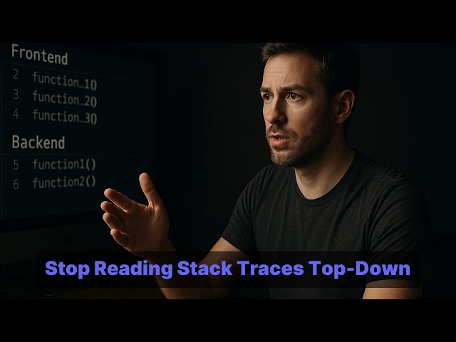 Stop Reading Stack Traces Top-Down (You're Doing It Wrong)