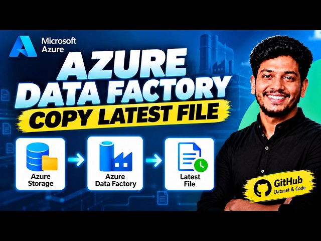 🚀 Azure Data Factory Project | Copy Latest File from Storage Using Data Pipeline