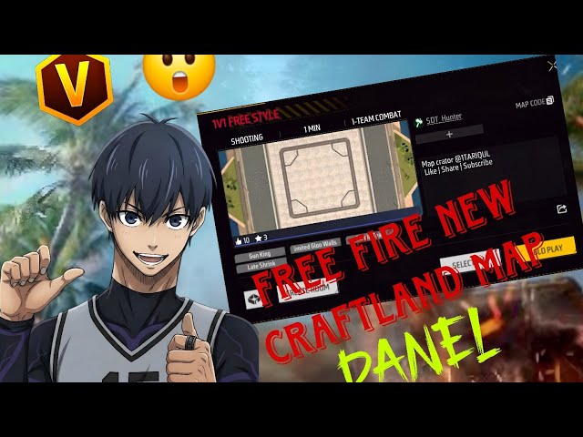 FREE FIRE NEW CRAFTLAND MAP CODE🤫