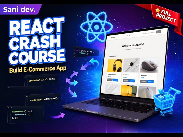 آموزش React از صفر با ساخت فروشگاه اینترنتی 🛒