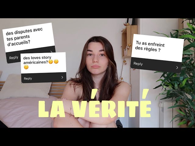 LA VÉRITÉ SUR MON ANNÉE D'ÉCHANGE