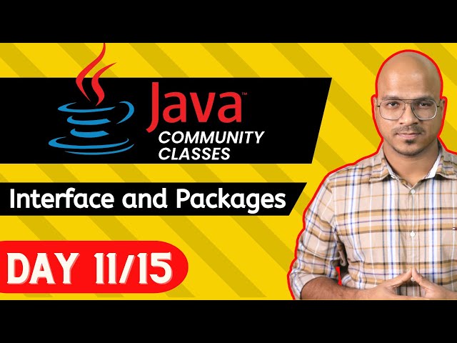 Java Live Session | Interface and Packages