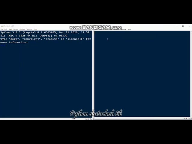PYTHON DARSLARI // 1-DARS