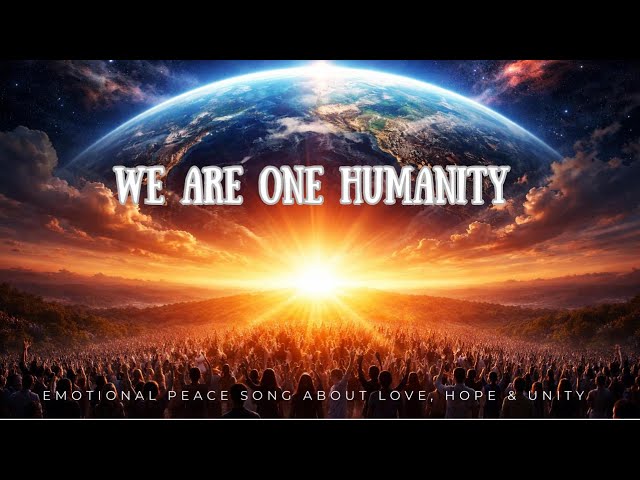 We Are One Humanity 🌍 | Emotional Peace Song About Love, Hope & Unity