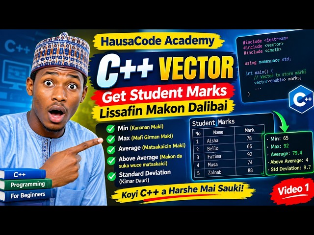 C++ Vector: Yadda Ake Sarrafa Student Marks