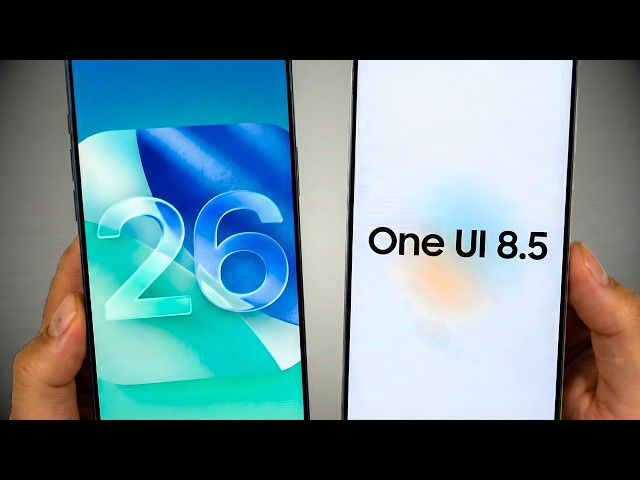 One UI 8.5 vs iOS 26 - IT'S NOT EVEN CLOSE ANYMORE!