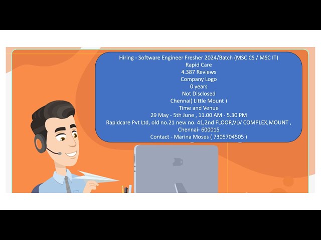 #Placement ||Job Post for Freshers || Apply Now before Opening closes