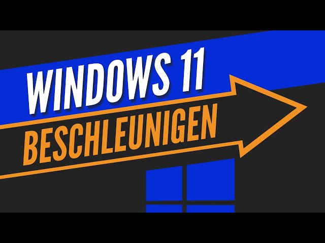 Windows 11 schneller machen - PC Optimierung für mehr Geschwindigkeit