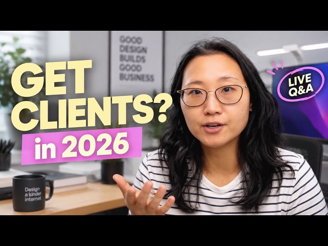 How I’d Get Design Clients in 2026 — LIVE Q&A