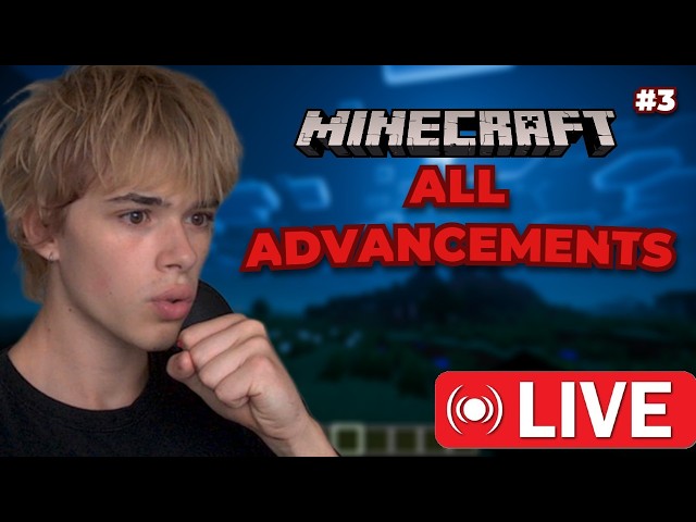 🔴 BEATING EVERY ADVANCEMENT (day 3) 🔴