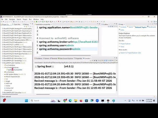 Spring Boot JMS Part-2