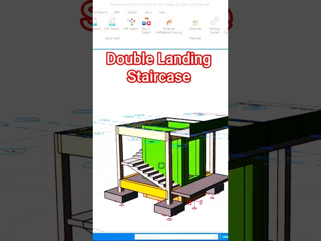 ProtaStructure 2026: Model U-Shaped Staircases 3x FASTER