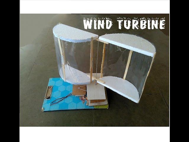 How to make wind turbine - cool science project