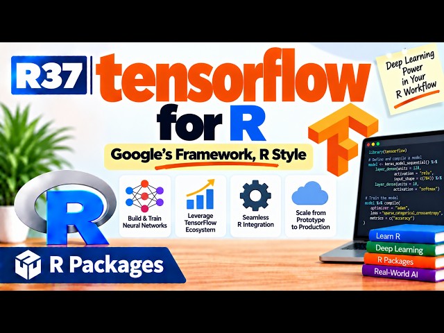 R37 | tensorflow for R — Google's Framework, R Style | R Packages | Uplatz