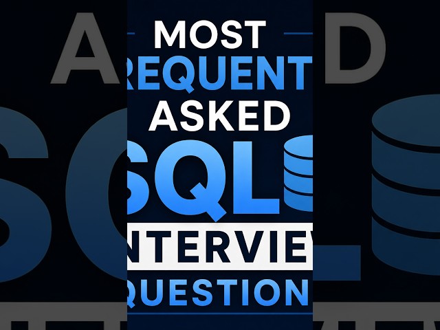 you should not skip this SQL interview question views. #shorts #trending #viral #sql  #learnsql