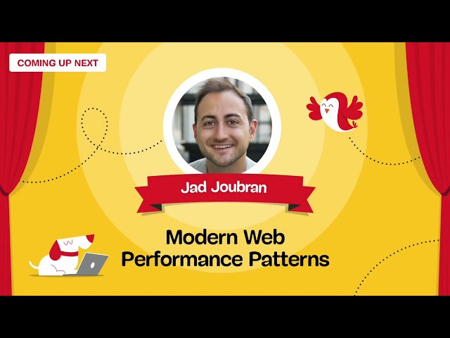 Modern Web Performance Patterns with JAD JOUBRAN at Smashing Meets Javascript