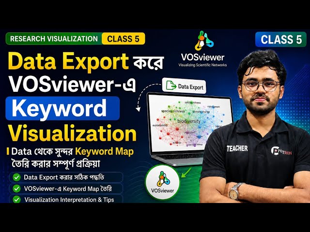 Data Export করে VOSviewer-এ Keyword Visualization | Class 5 | Bangla Tutorial