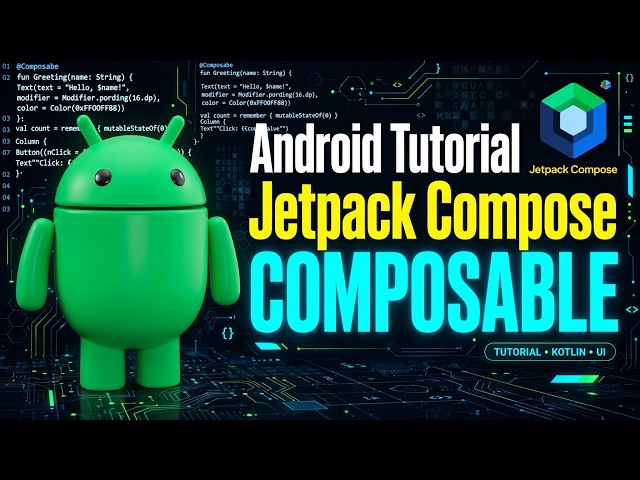 Jetpack Compose Tutorial #1 | What is a Composable? Build Your First UI