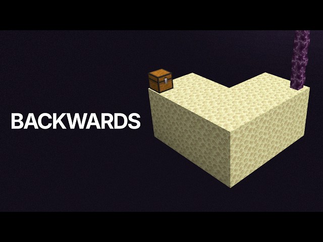 I Tried Beating Skyblock Backwards