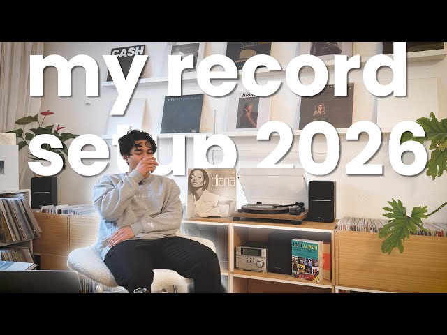 My 300+ Record Setup in 2026 UPDATE | Limited Edition Ikea Shelves, Record Collection, CD Collection