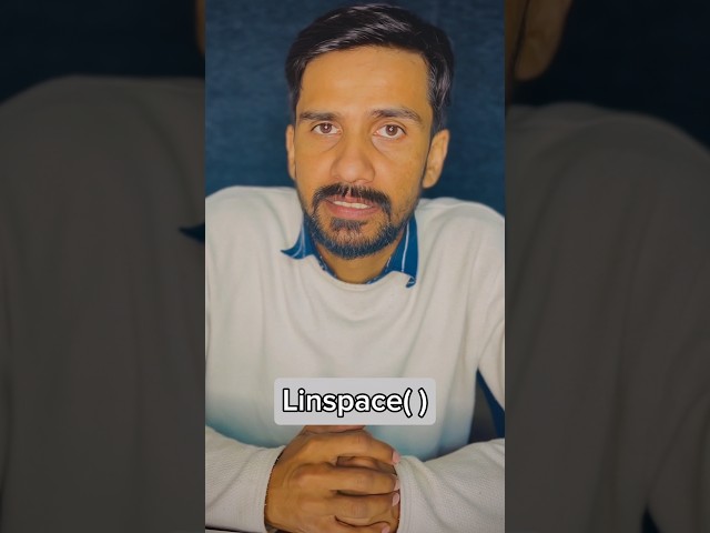 Python NumPy Tipnp.linspace() – Equal gap numbers in seconds #viral #coding #youtubeshorts #shorts