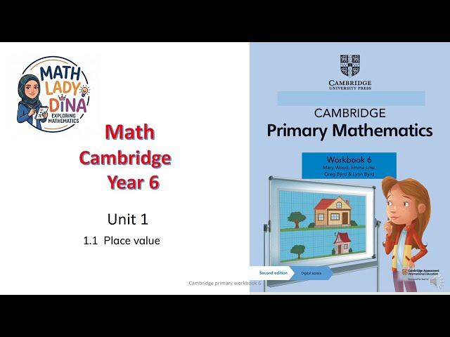 Cambridge Primary Math Year 6 Unit 1:Place Value (Workbook Solutions)