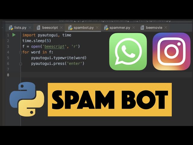 How to make a spam bot with 5 lines of python [still works in 2026]