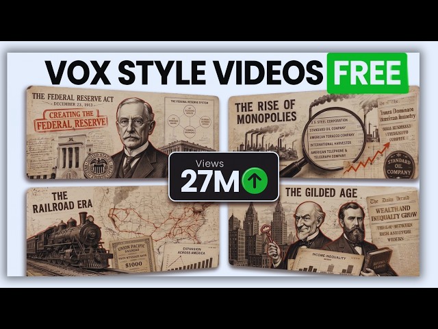 How To Make VOX Style Video With Ai (Full FREE, EASY Workflow)