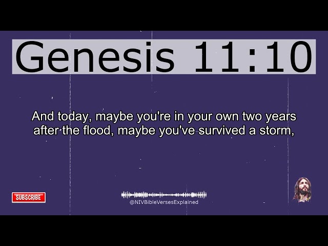Genesis 11 10 Explained