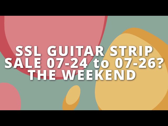 guitarstrip sale july24 to 26? Only $9.99, that is 90%