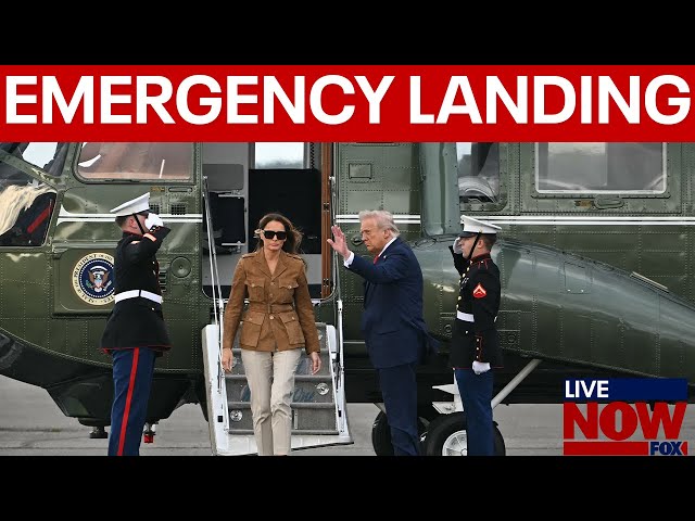 Trump's Marine One makes emergency landing
