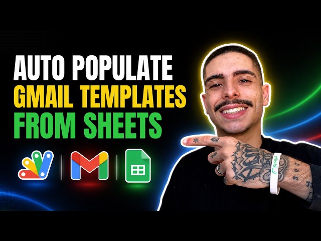 HOW TO USE GOOGLE APPS SCRIPT TO AUTO-POPULATE GMAIL TEMPLATES FROM GOOGLE SHEETS (TUTORIAL 2026)