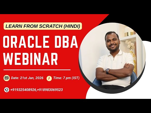 Learn Oracle DBA from Scratch – Hindi Demo