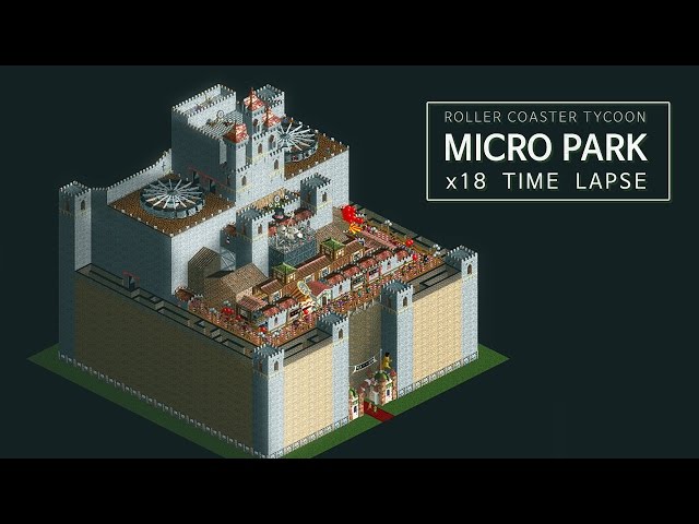 RollerCoasterTycoon - Micro Park x18 Timelapse