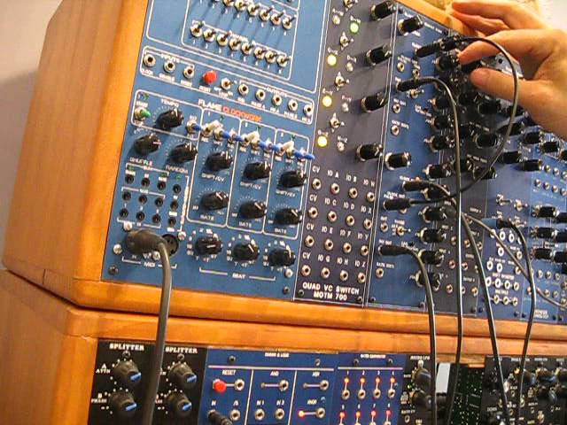 MFOS Stereo Mixer with VCAs, Blacet Binary Zone.