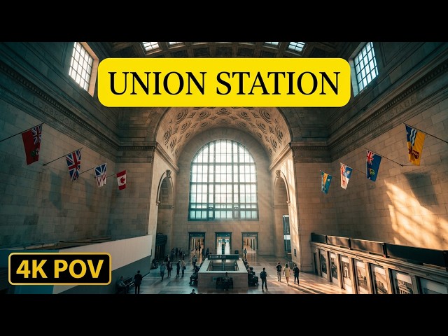 Toronto Union Station 🇨🇦 | Inside Canada's Busiest Train Station | 4K  POV Walking Tour