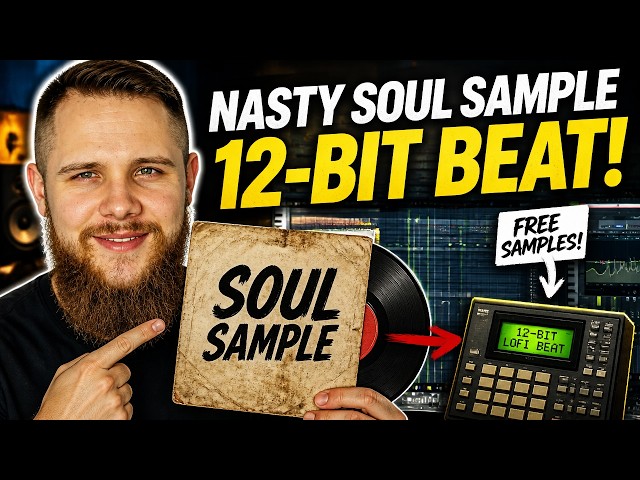 I Turned This Nasty Soul Sample Into A 12-Bit Beat! (Free Samples)