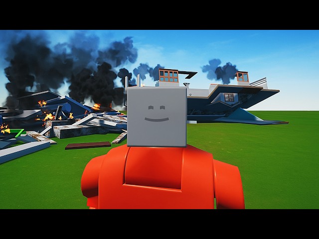 Brick Rigs Multiplayer Funny Moments - My Friends DESTROYED My House...