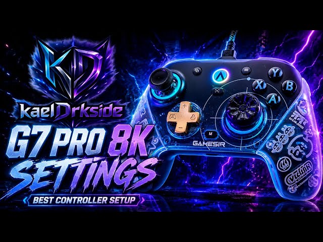 Best GameSir G7 Pro 8K Settings for Fortnite 🎮 | Full Controller Setup