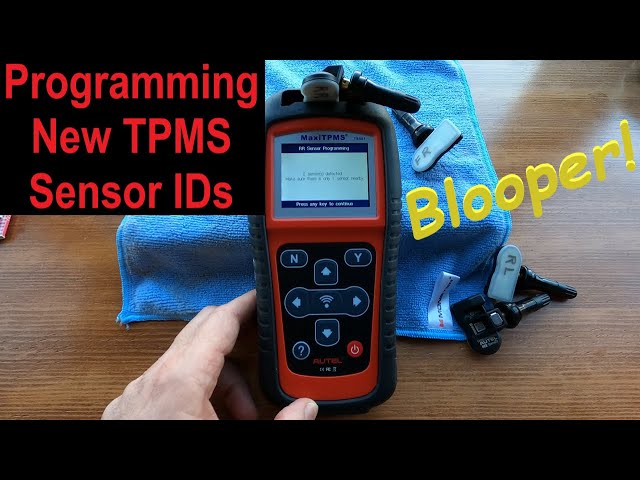 Programming TPMS Sensor IDs | Autel TS501 | Man About Home