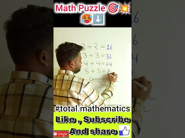 Math Puzzle 🥵🎯💥 #shorts #viral #trending #puzzle #youtubeshorts