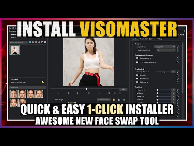 Install VisoMaster (Rope Live) Face Swap in 1-Click - Roop Unleashed Alternative